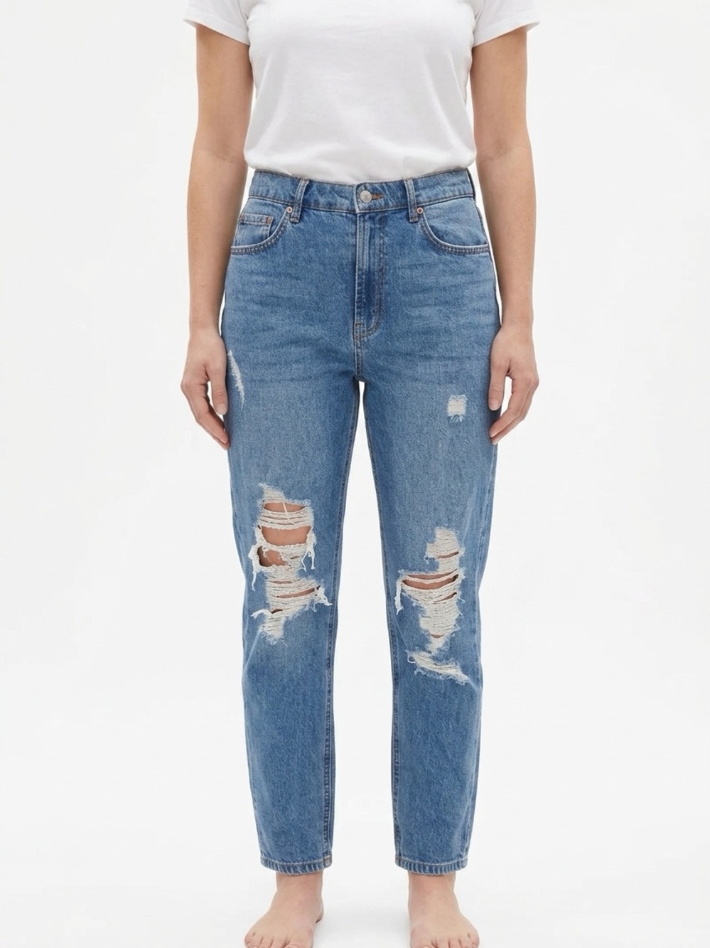 WILD FABLE | Highest Rise Distressed Mom Jeans Women’s Size 10